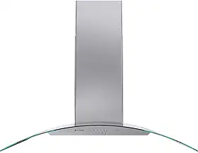 Coifa de Parede Cadence Inspire 90 cm, Vidro Curvo, CFA395, 110V