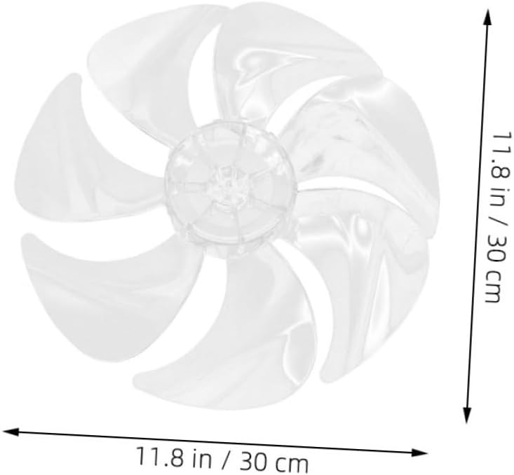 TIDTALEO 2pcs Plastic Fan Replacement for Floor Fans Silent Operation Sturdy Design for Home Office Use