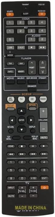 Replacement Remote Control Work for TV/Audio/Projector US for Yamaha TSR700 TSR-700BL-R 7.1Ch 8K AV Receiver