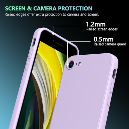 Image of for iPhone SE /8 /7 Case Purple, Scratch Resistant with Soft Touch, Slim Thin Phone Cover for iPhone SE 3rd Gen (2022), iPhone SE 2nd Gen (2020), iPhone 8 /7 4.7 inch