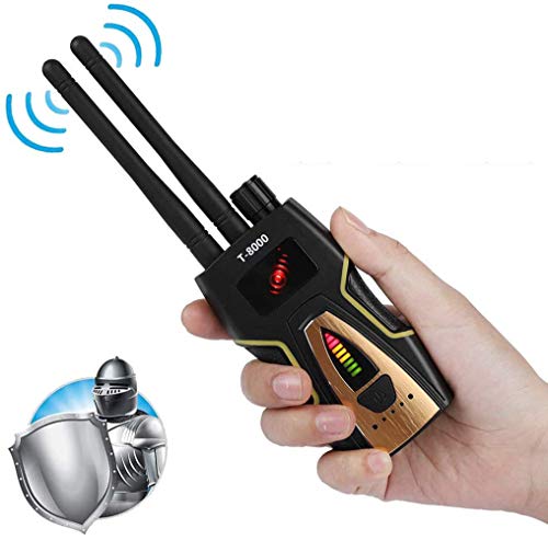 JJWW Anti Spy Anti Hidden Camera Radio Frequency Detector Bug Wireless Signal Detector Scanner Alarm Security Motion Vibration Sensor