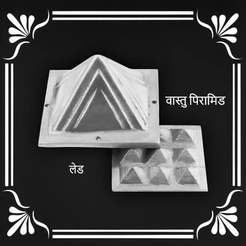 Image of Vastu Lead 2 Layer Pyramid | Lead Vastu Remedy | 3-Inch | Pyramid for Positive Energy, Health & Wealth | Vastu Dosh Remedies for Home & Office | Pack of 1