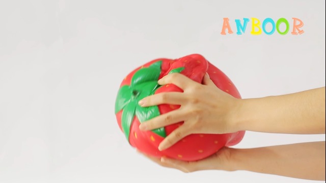 Giocattolo Squishy A Forma Di Anguria – Morbido E A Rilascio Lento, Antistress Kawaii Per Bambini E Adulti, Anboor