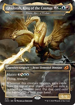 Amazon.com: Magic: The Gathering - Ghidorah, King of The Cosmos - Illuna,  Apex of Wishes - Foil