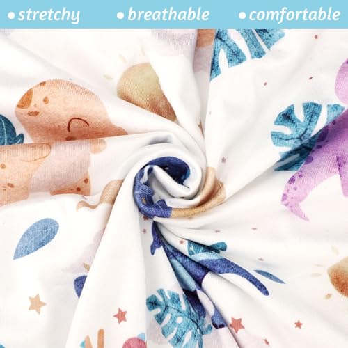 Image of Newborn Lounger Cover, Cute Dinosaur Removable Cover Ultra Soft Comfortable Lounger Slipcover Removable Cover for Infant Lounger Pillow (Lounger not Included)