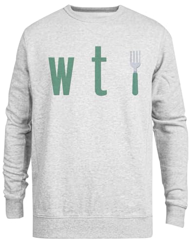 Pull ras du cou gris unisexe The Good Place Whathe Fork pour fans