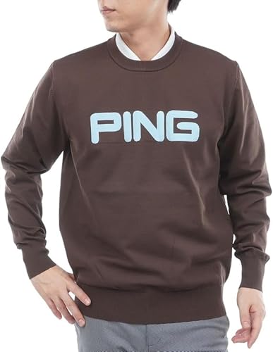 Ping メンズクルーネックニット 621-5270903