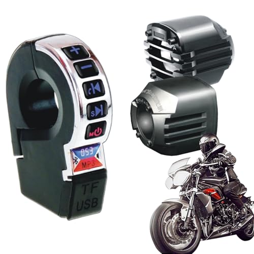 Système audio sans fil pour moto étanche et puissant pour guidon de scooter