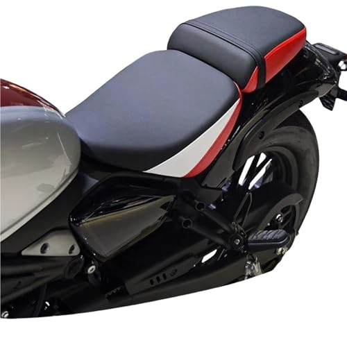 Asiento doble para CLC 450 y motocicletas retro en color negro 3