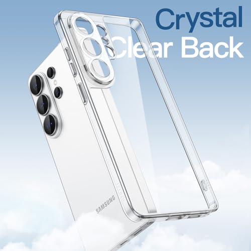 JETech Hülle für Samsung Galaxy S26 Ultra, Vollständig Kameraschutz, Nicht Vergilbende Stoßfest Stoßfänger Handyhülle, Anti-Kratzer Harte PC Rückseite (Durchsichtig)