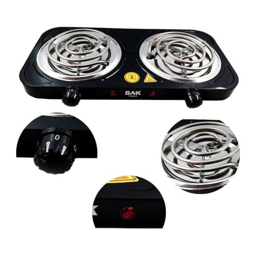 Fogareiro 2 Bocas Elétrico Fogãozinho Cooktop Fogão Portátil (110, Volts)