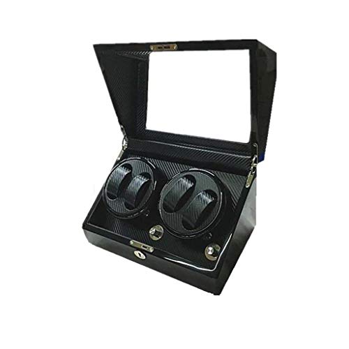 FENOKD Watch Winders Watch Winder Boxes 4+0 Motor Electric Rotation Ekkometer Automatic Mechanical Watch Winder Watch Winder Watch Box
