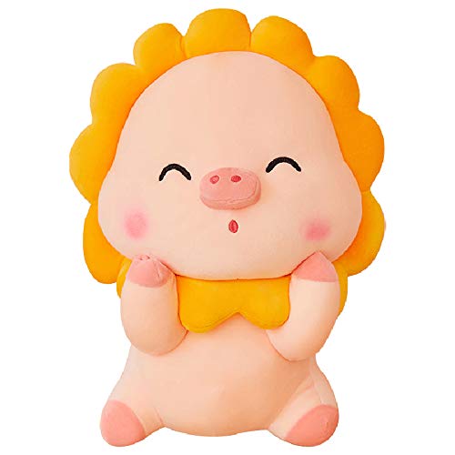 Ruzucoda Plush Pig Dolls Piggy Stuffed Animal Toys Sunshine Pigs Pink 13 Inches