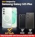SPIDERCASE Only for Samsung Galaxy S25 Plus Case, Magnetic with [3 Stand Ways][ Military Grade Drop Protection] with Invisible Stand Shockproof Slim Case for Samsung Galaxy S25 Plus 6.7