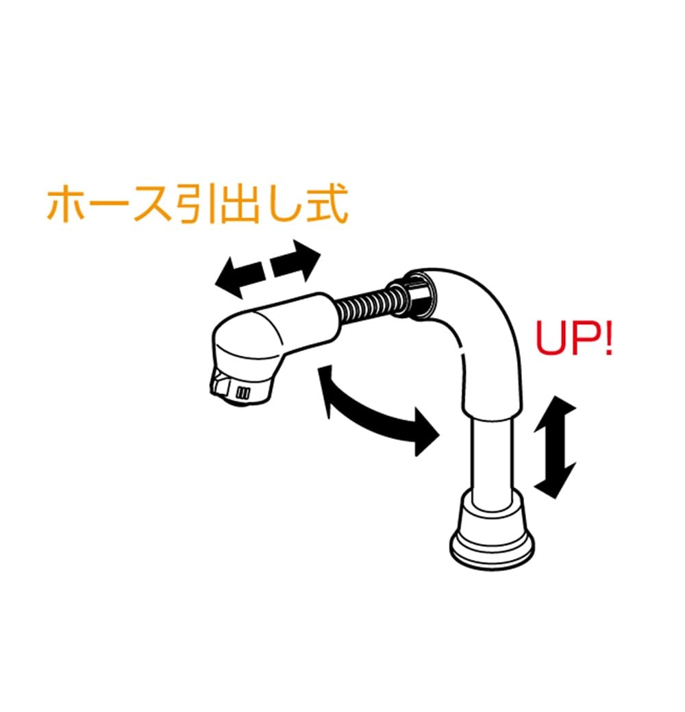 Amazon.co.jp: SANEI K37610EJV-13 Single Spray Mixing Faucet