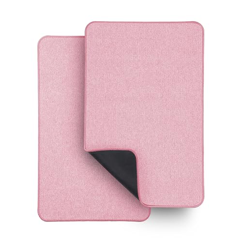 Bath Mat,Ultra Thin Bathroom Rugs,Rubber Bath Mats for Bathroom,No Slip Bath Rugs,Quick Dry,Machine Washable,Low Pile,Absorbent,Shower Outside,Sink,Ho