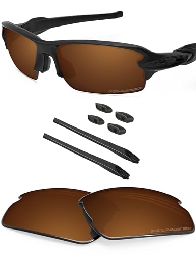 Image of BLAZERBUCK Replacement Lenses & Sock Kit for Oakley Flak 2.0 OO9295 Sunglasses