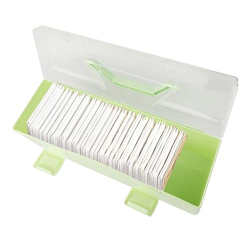 Image of Seed Packets Organizer with Handle - Seed Storage Organizer - Seed Organizer Storage Box - Garden Seed Holder Plastic
