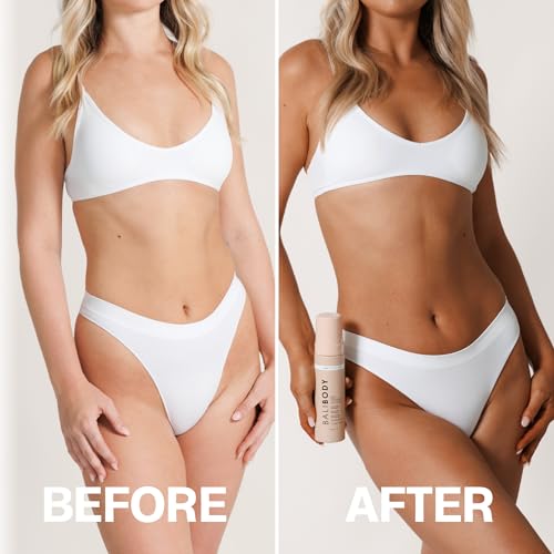 Image of Bali Body Self Tanner Mousse Dark - Sunless Tanning Foam for Body | Natural, Streak-Free, Fake Tan | Vegan, Cruelty-Free, Organic Self Tan Mousse for All Skin Types (200ml /6.7 fl oz) (Pack of 2)