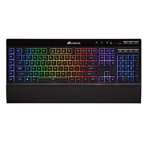 Corsair K57 RGB Wireless Gaming Keyboard with Slipstream Wireless Technology, Backlit RGB LED, Black view 1