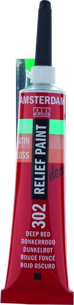 RELIEF (Gutta Outliner) PAINT DEEP RED - 20ml