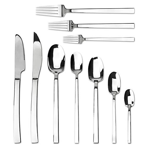 20 Piece Stainless 304 Steel Flatware Sets Serve for 2 Portable Tableware Set