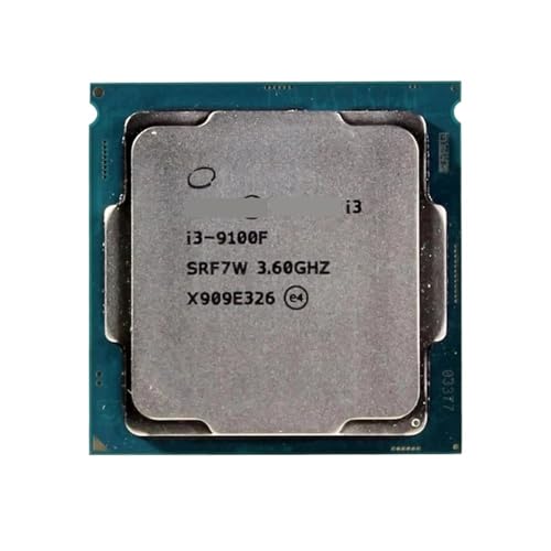 CPU Intel i3 9100F 3.6 GHz à 4 cœurs pour une configuration multimédia fluide