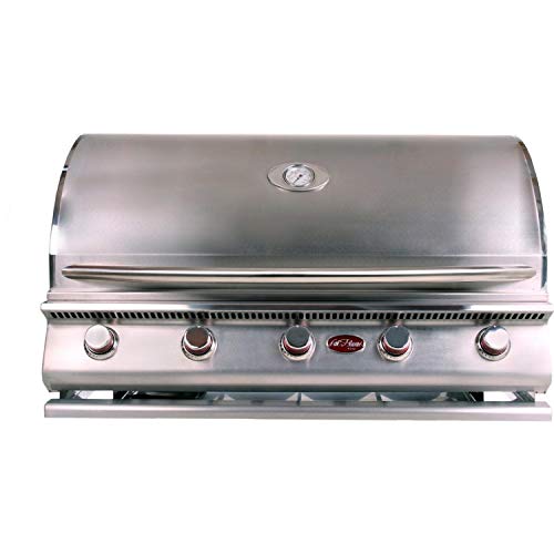 Cal Flame G5 40Inch 5Burner Builtin Natural Gas BBQ Grill (Ships As