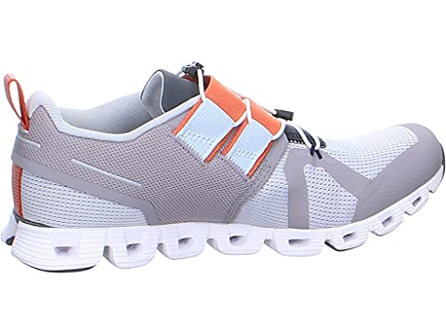 On Women's Cloud Nexus Sneakers, Zinc/Spice, Grey, 8 Medium US2