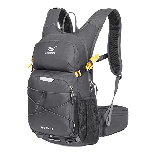 SKYSPER 15L 20L Mochilas para Ciclismo Ultraligero con Funda para Casco de Hidratación