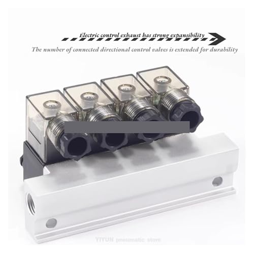 Électrovanne 2V025-12F DC24V avec interrupteur d'arrêt précis
