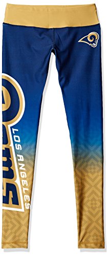 FOCO Los Angeles Rams Gradient Print Legging - Womens Medium