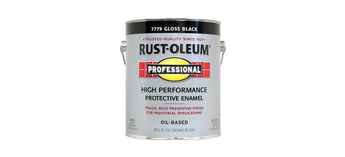 RustOleum #7779402 - Protective Enamel Paint Gloss Black 1 Gallon product thumbnail 4