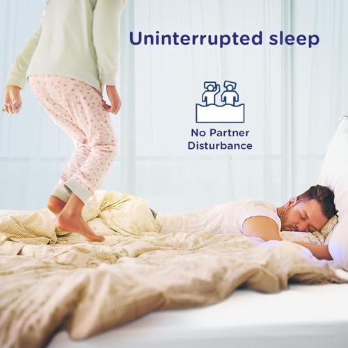 Image of Nilkamal SLEEP Plus Orthopedic Support Memory Foam Mattress | 10 Years Warranty | Single Size | 10 Inch Bed Mattress | Reversible Design | Breathable Knitted Fabric | Medium Firm, (72 x 36 x 10)