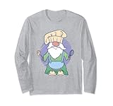 Zwerg Kochen Cartoon Langarmshirt