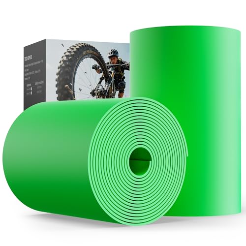 TerraXper Bike Tire Liners - Heavy Duty Inner Tube Bicycle Flat Protector for Road MTB Fat & Kids BikesUniversal Fit for 10 12 16 18 20 24 26 27.5 29 Tires (1.38/35mm)