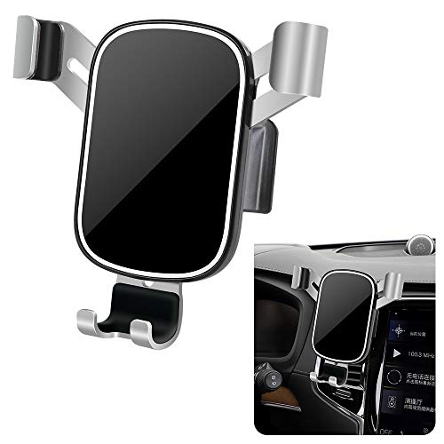 LUNQIN Car Phone Holder for Volvo XC90 2026 2025 2024 2023 2022 2021 2020 2019 2018 2017 2016 & XC-90 Hybrid 2016-2026 Auto Interior Accessories Best Cell Phones Mount Cellphone Mobile Charging Stand