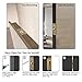 JQK Closet Ball Catch Door Hardware, Stainless Steel Catch Adjustable with Strike Plate, Bronze 2 Pack, HBC100-YRB-P2