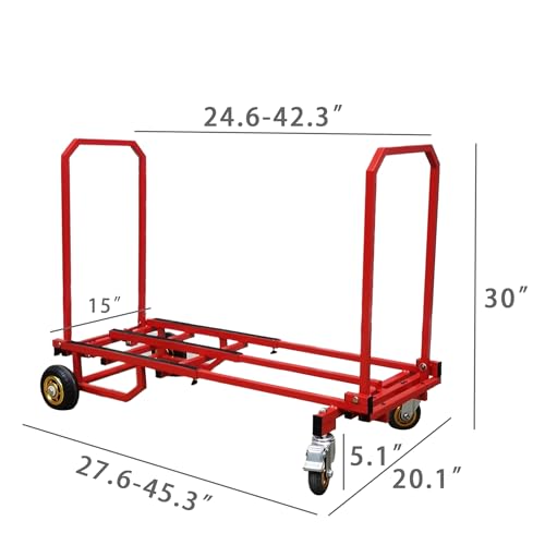 Carretilla plegable de transporte hasta 45" miniatura 5