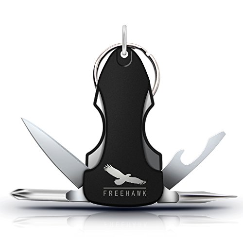 Freehawk 7 in 1 Outdoor Tactical Emergency Survival EDC Multitool Knife - Fine