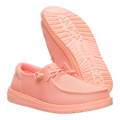 Image of HEYDUDE Women's Wendy Funk Mono Slip On Shoe | Stretch Knit Upper, Cushioned Foam Insole, Ultralight Casual Loafer