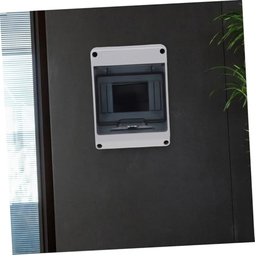 Caja de distribución de 3 series con ventana transparente e instalación exterior 7