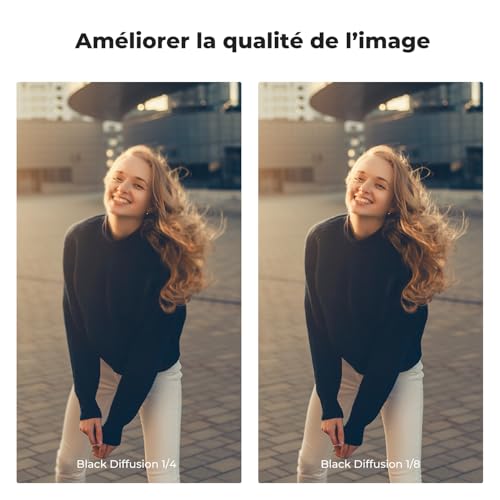 Filtre Black Diffusion 55mm K&F CONCEPT en verre optique haute résolution - 3