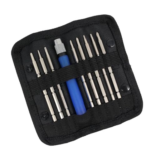 Paquete de herramientas de destornillador portátil para computadora, smartphone y pequeños dispositivos, herramientas de mano, juego de destornilladores multifuncionales