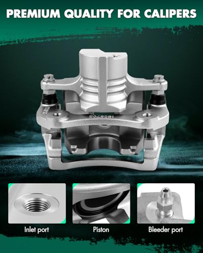 Image of SCITOO Rear Brake Calipers With Bracket 18B5118 18B5119 Compatible For Cadillac For CTS 2008-2013