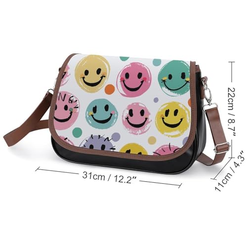 Rainbow Color Plaid-png Crossbody Bags for Women Travel Shoulder Bag Small Leather Cross Body Handbags2