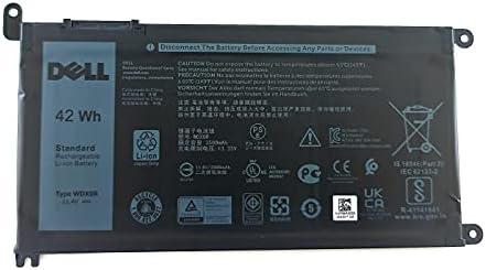 Genuine Dell Battery WDX0R 42Whr 4-cell 11.4V for Dell Inspiron 13 5368 5378 7368 7378, Inspiron 15 5565 5567 5568 5578 7560 7570 7579 7569 P58F and Inspiron 17 5765 5767 (Type WDX0R)