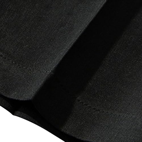 Xiaojmake Men's Dress Pants Long Straight Leg Flat-Front Casual Suit Pants Solid Loose Office Business Lounge Work Trousers3