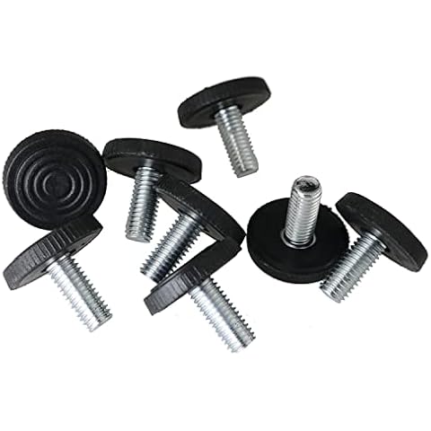 YHXiXi 8PCS Carbon Steel Adjustable Furniture Levelers M8 Adjustable Table Levelers Chair Levelers Furniture Levelers for Adjustable Thread to Protect Furniture Legs and Surfaces Cover