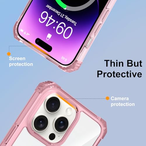 Coque iPhone 14 Pro rotative pour éviter les chutes et charger sans fil